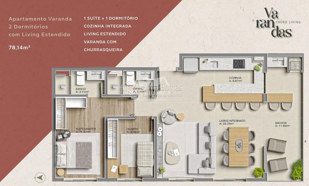 Apartamento, 2 quartos - Foto 18