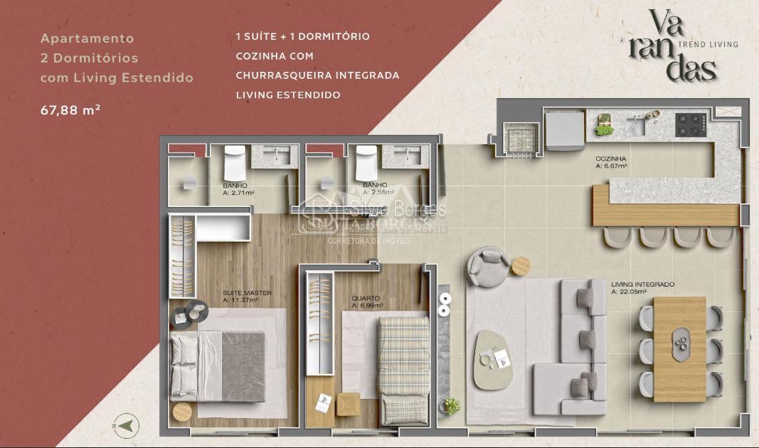 Apartamento, 2 quartos - Foto 20