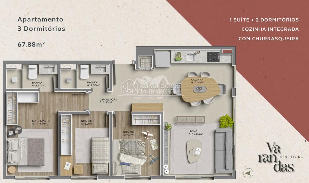 Apartamento, 2 quartos - Foto 19